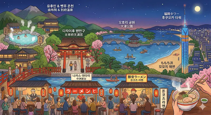 후쿠오카 자유여행 주요 명소