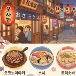 오사카 대표음식 오코노미야키