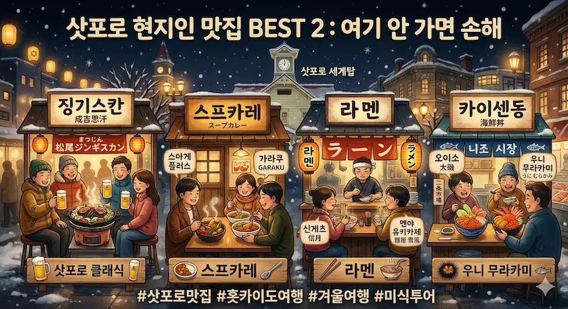 삿포로 현지인 맛집