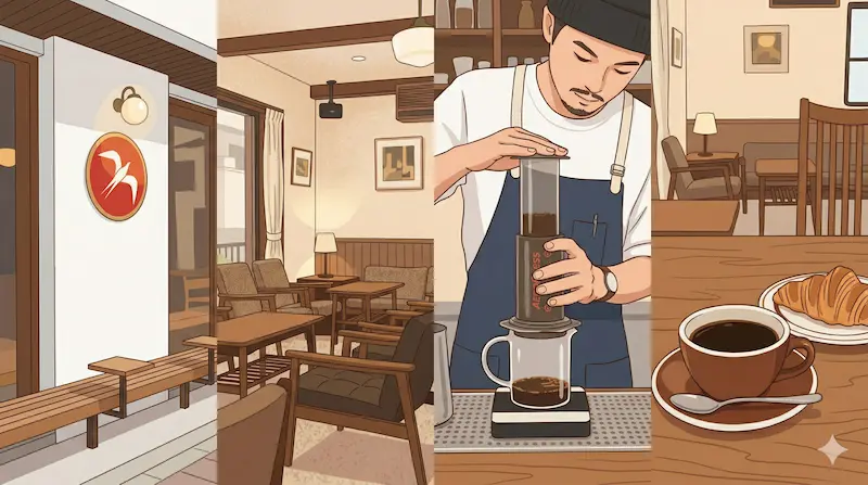 도쿄 커피 성지 - 푸글렌