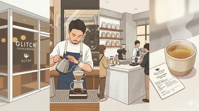 도쿄 커피 성지 - 글리치