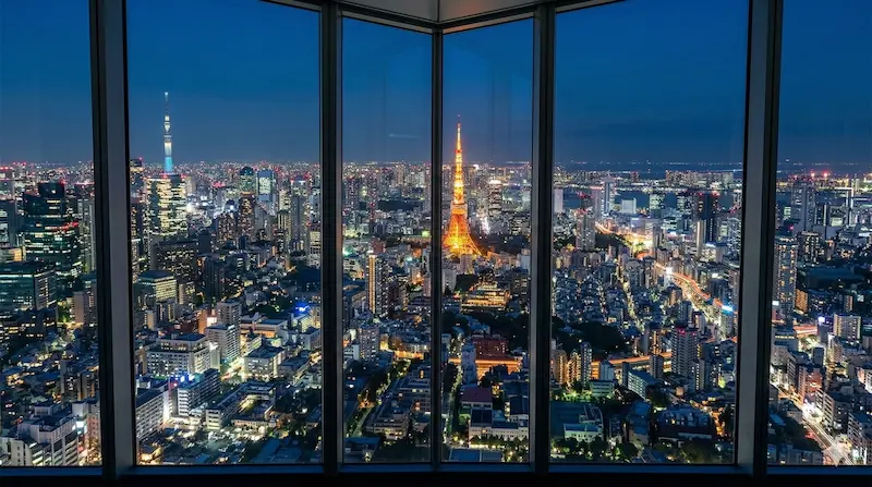 도쿄 야경 - 롯폰기 힐즈 도쿄 시티뷰 (Roppongi Hills)