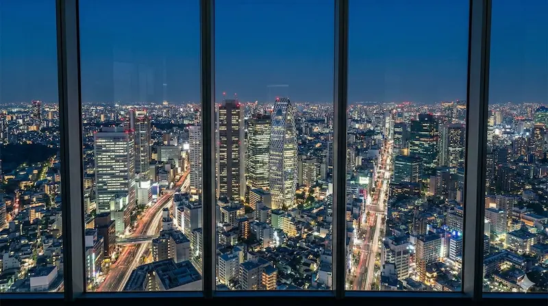 도쿄 야경 - 도쿄도청 전망대