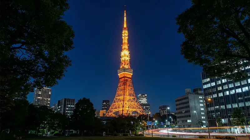 도쿄 야경 - 도쿄 타워 (Tokyo Tower)