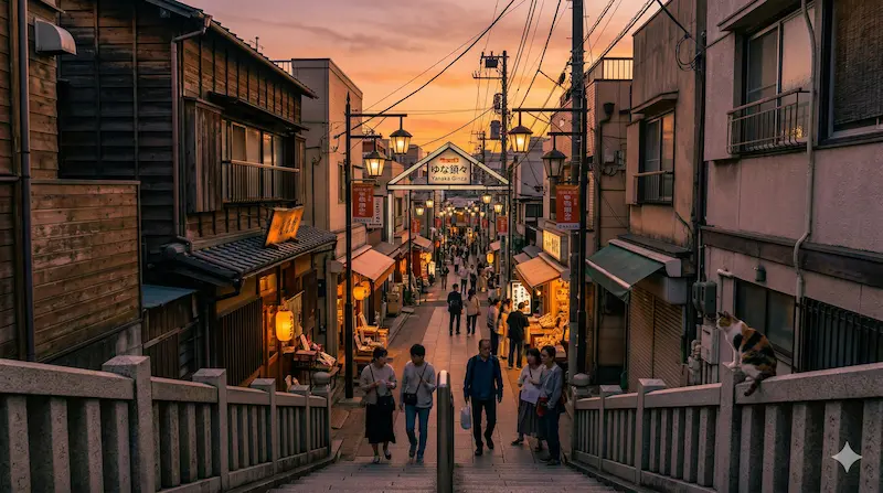 도쿄 전통골목 - 야네센 (야나카, 네즈, 센다기)