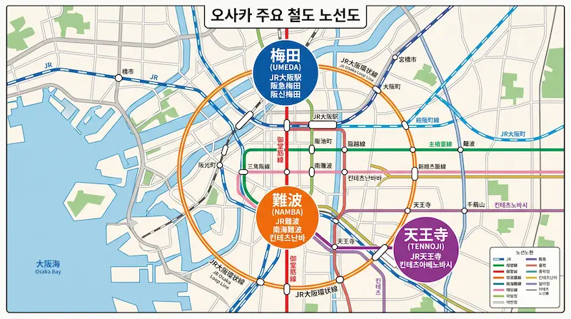 주요 지역별 위치